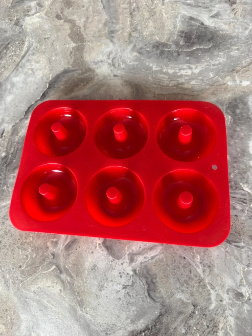 Six holes silicone, donut, mold, bagel pan, nonstick, baking, and heat resistant